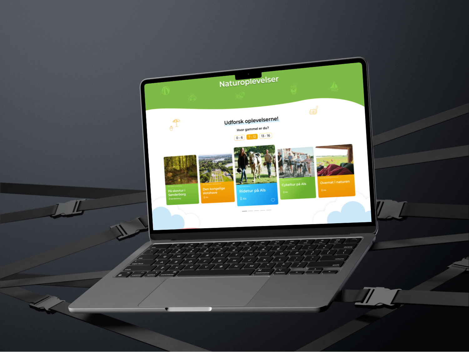 project mockup on macbook